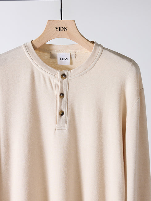 【 予約:10月上旬 】HENRY NECK LONG TEE /Y254-81110